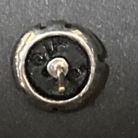 John Atencio sterling silver and 18ky stud earring. - Picture 3 of 3